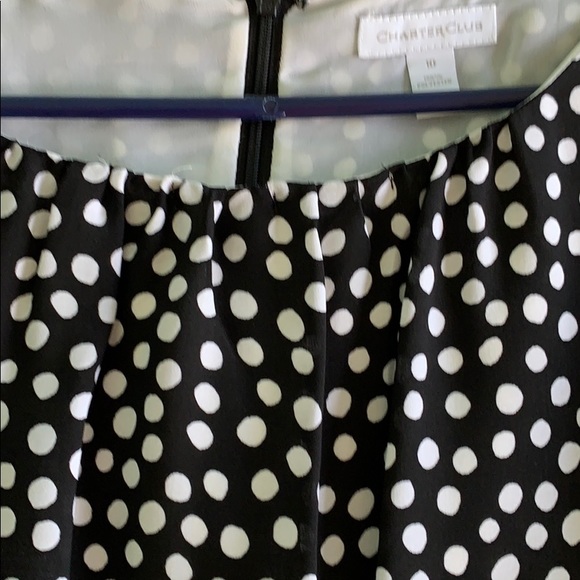 Black and white polkadot dress - Picture 3 of 4